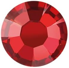 144 piezas SS5 Preciosa Maxima - Cristal checo con parte trasera plana 438 11 615, diamantes de imitación para manualidades, terciopelo rojo