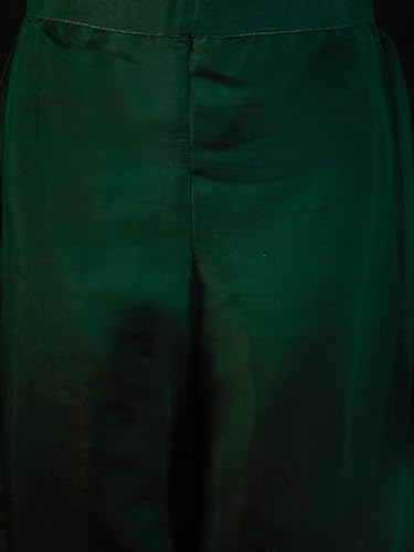 Image of INDO ERA Women's Embroidered Poly Silk Straight Kurta & Pant with Dupatta Set (SHTUR7223)