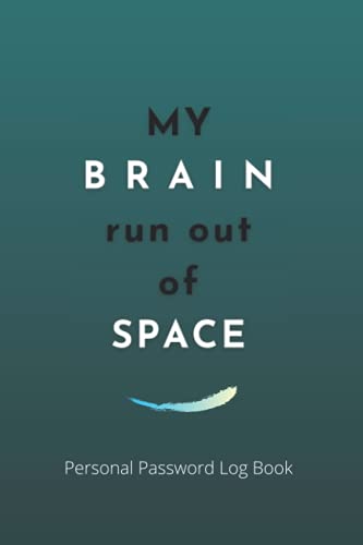 Password Logbook: Password organizer to keep personal usernames and passwords in secure place.