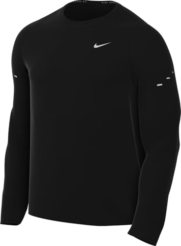 Maillot Nike M NK DF Stride Waffle Crew pour courir sans souffrir du froid ni de la sueur