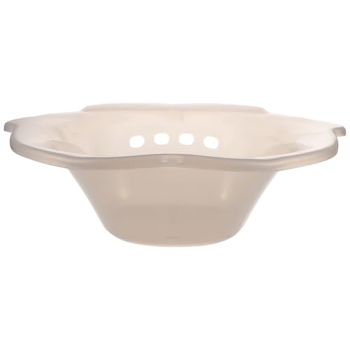 ROMISBABA Sitz Bath Portátil para Baño Cubeta Ergonómica para Cuidado Posparto Ligera y Resistente Adecuada para Recuperación Inodoro Estándar Cómodo para Mujeres Embarazadas y