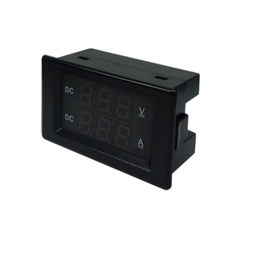 Ampèremètre 5A Voltmètre Digital Affichage LED Noir Testeur Courant Continu 300V