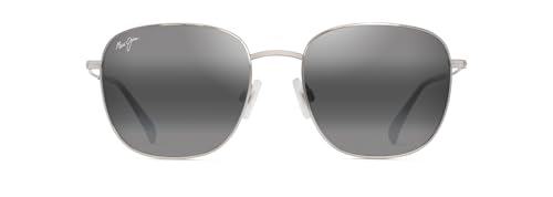 Lunettes de soleil Maui Jim haut de gamme Olali Af design argenté et finitions soignées