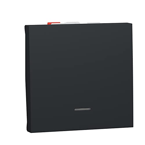 Va-et-vient Schneider Unica 10A anthracite mécanisme seul NU320354S pour installation électrique