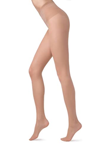 Image of Conte French Cut Sheer Pantyhose Tights with Lace Top Panties Bikini 20 Den