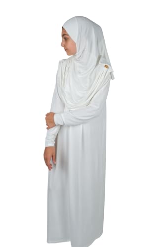 ihvan online Muslim Dress for Girls, Long Sleeve One-Piece Islamic Prayer Dress, Hijab for Kids, Girls Abaya, Islamic Gifts