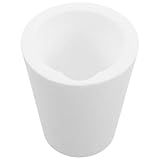 Mikinona Hochreiner Quarztiegel 05 kg aus Quarz für Metallguss Hitzebeständig Verschleißfest Schneller Wärmetransfer Labor und Schmuckgusszubehör