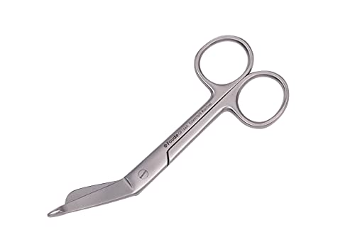 Hochwertige Faude Verbandschere nach Lister - für Verband Pflaster und Kleider rostfreier Edelstahl (klein 11 5cm)