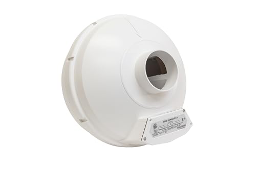 Ventilador de extracción para radón Festa AMG Triumph ECS - Control de velocidad, silencioso y eficiente en energía - Motor electrónicamente conmutado - Ventilador inline de alto rendimiento de 6" miniatura 3