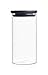 Brabantia 298264 Glasbehälter 1,1 L, Dunkel grau