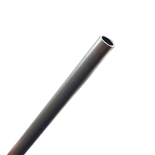 Leluo Tubo de aluminio 6061 de 1 mm de espesor, ligero y hueco, for mangos de pala y proyectos de bricolaje. Edificios(OD 10 x ID 8mm)