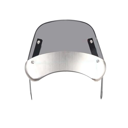 Déflecteur de vent universel noir moto contre la fatigue en Cafe Racer