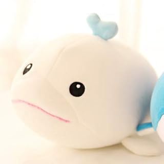 MIAOOWA Official Store Urocze delfiny pieczęci morsy zabijacz wieloryby rekiny pluszowe zabawki ocean sojusz pianka cząstki dzieci lalka 33 cm biały wieloryb