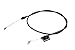 WILDFLOWER Tools 54530-VL0-S01 Lawn Mower Brake Cable for Honda HRR216 and HRX217