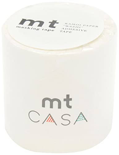 MT CASAマットホワイト 100mm幅8巻・50mm幅4巻（新品・未使用） Amazon | カモ井加工紙 mt マスキングテープ 8P マットホワイト