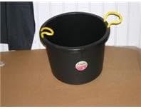 Fortiflex Muck Bucket 40Qt Black