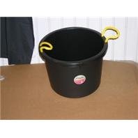 Fortiflex Muck Bucket 40Qt Black