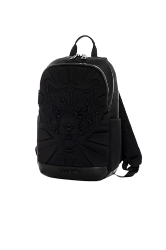 Sac à dos Plein Sport Soho en cuir synthétique noir, idéal pour vos sorties citadines