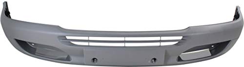 Evan-Fischer Front Bumper Cover Compatible with 2003-2006 Dodge Sprinter 2500/Sprinter 3500 2005 Textured Dark Gray Passenger Van