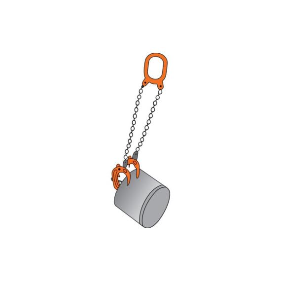 Transportkralle mit Kette fhk 1-1t Marke UNICRAFT