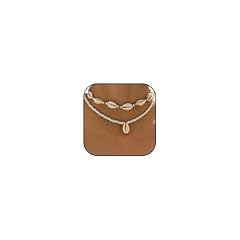 L:layered seashell necklace