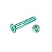 YOKIVE Skateboard Tool Kits, Deck Mounting Screws Axle Nuts Spacers l Spanner, Great for Skateboard Hardware Replace (Green Black)