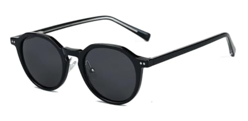 Lunettes de soleil polarisées anti-éblouissement avec monture ronde TR90