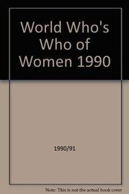 Hardcover World Whos Who Of Women 1990/91 Book