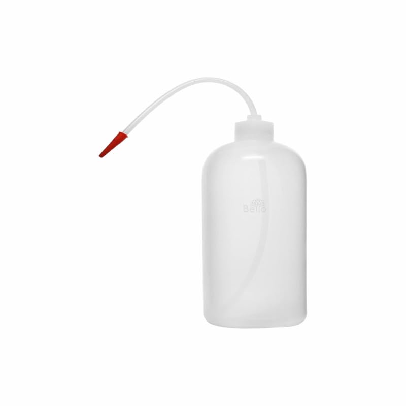Bello Polypropylene Wash Bottle, 500ml-1 Screw Cap with Flexible Tube for Dispensing Liquid -for lab laboratories scientific Chemistry