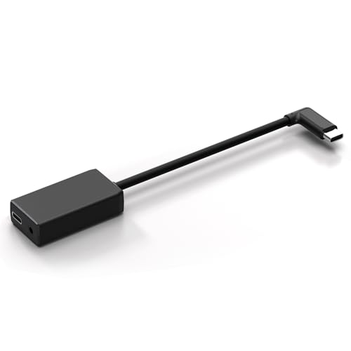 Topwowe External Mic Adapter for Go Pro Hero 13/12/11/10/9/8/7/6/5 Black