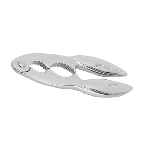 SMASOLO Pinza para Comer Cangrejo Pequeña de Aleación de Zinc Herramienta Práctica Antideslizante Agarre Ergonómico para Mariscos Utensilio Portátil para Cocina y Comedor