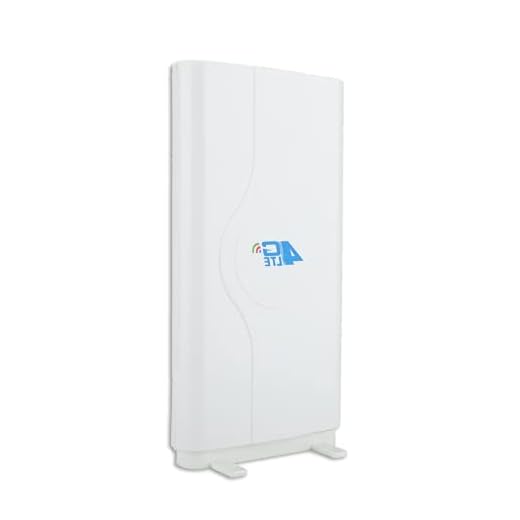 Plattantenn, 800MHz till 2600MHz med 2X2m kablar SMA 88DBi -antenn för skrivbord eller vägg(TS9)