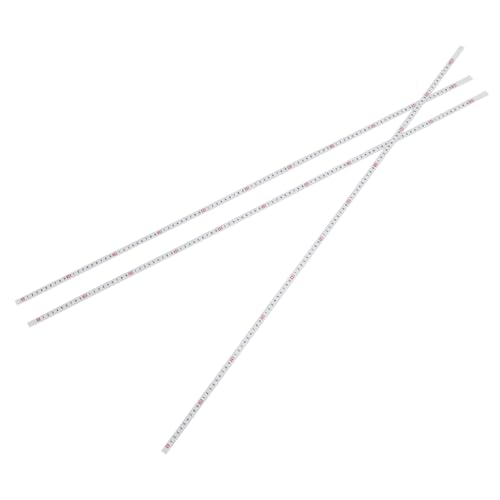 HOLIDYOYO 3Pcs Self Adhesive Measuring Tape Flexible Ruler for Woodworking Sticky Measurement Tool for Workbench Saw Drafting Table Accurate Double Scale Design