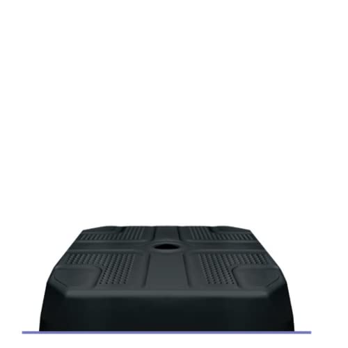 Banqueta Preta Adulto 45 Cm Plástica Arqplast