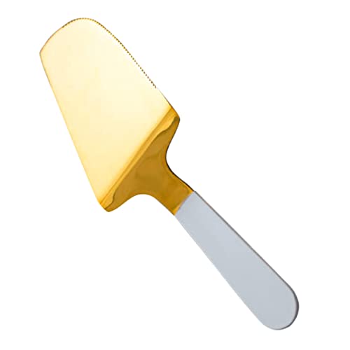 OUNONA Pastry Shovel with Ergonomic Handle Stainless Steel Cake Server for Easy Cutting and Serving Desserts Pizza and Cheese Kitchen Tool for Baking and Cooking
