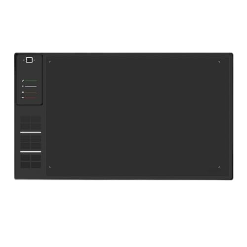 HUION WH1409 13,8 x 8,6 Pollici Tavoletta Grafica 8192 Livelli di Pressione Penna 12 Tasti Express Tavolette Grafiche Supporta Le modalità Wire e Wireless Compatibile con Mac e Windows