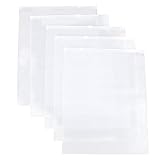 Amosfun 5pcs Schuhbeutel Transparent Doppel Leicht Travel Staubabweisende Schuhbeutel Aufbewahrungsbeutel Reisen Zuhause Travel Organiertasche für Trennung Schuhen Kleidung 42x32cm