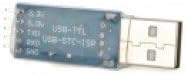 USB-TTL/STC-ISP in-Circuit Programming PL2303 Board - Blue + Silver