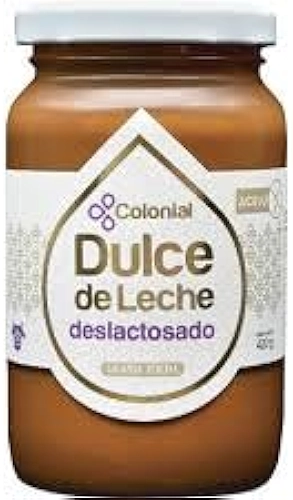 Doce de Leite Uruguaio Marca Colonial Zero Lactose, 440g