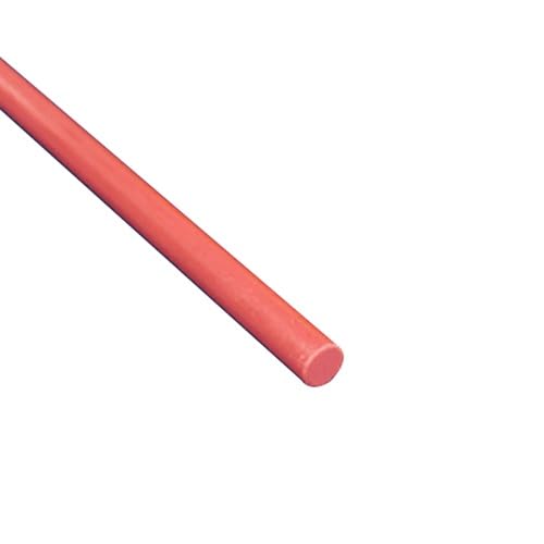 10 sztuk prętów z kolorowego włókna szklanego o średnicy 1000 mm(Red,8x1000mm)