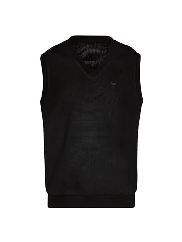 Trigema Veste de survêtement Homme premium en maille dense noire