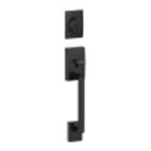 Schlage F58 CEN 622 Century Single Cylinder Exterior Entrance Handleset Lock, Matte Black (Exterior Half Only) by SCHLAGE - Used condition - US$85.49