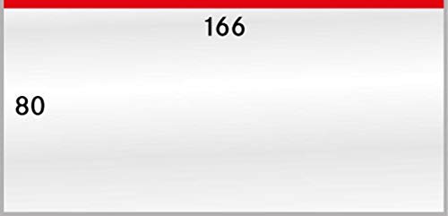 Lindner 895P Protective Covers/Sleeves, internal measurements: 166 x 80 mm - pack of 50