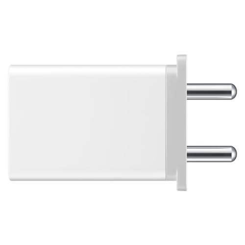 Image of 18W Charger for Xiaomi Redmi 13C 5G / 13 C Charger Original Adapter Like Android Mobile Fast USB Wall Charger with 1 Meter USB Type C Charging Data Cable (3 Amp, TOC12, White)
