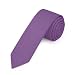 Jacob Alexander Solid Color Men's Skinny Tie
