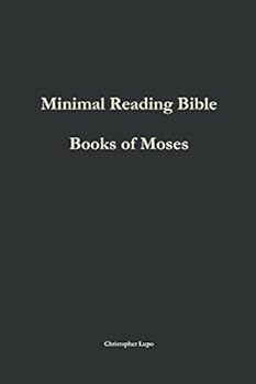 Paperback Minimal Reading Bible: Books of Moses Book