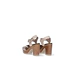 Suela antideslizante Refresh 79724, Sandalia con talón Mujer, Hielo, 38 EU