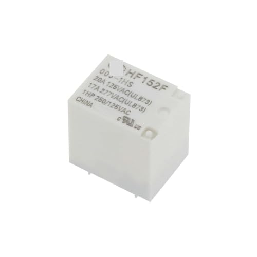 Relé HF152F-005-1HS de 5V y 4 pines para circuitos impresos pack de 5 unidades 1