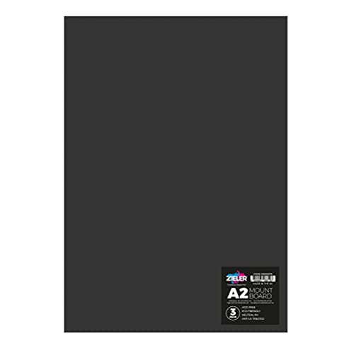 Black Mount Board by Zieler®, White