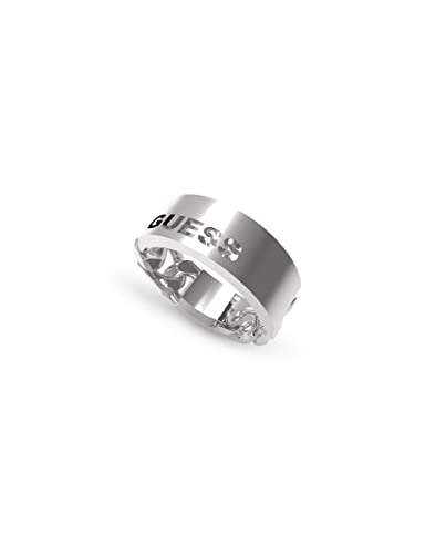GUESS X LOGO Kollektion Herren-Ring aus Edelstahl, silberfarben, das...